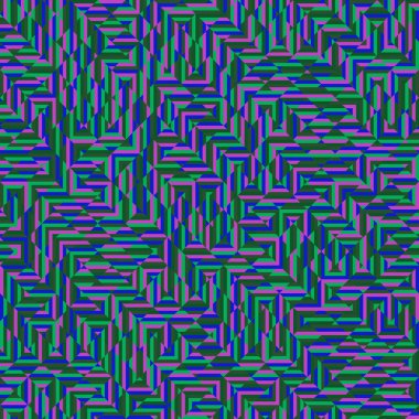 Color Rhombus tile tessellation pattern illustration