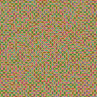 Color Rhombus tile tessellation pattern illustration