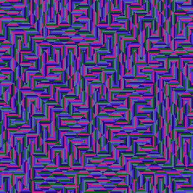 Color Rhombus tile tessellation pattern illustration