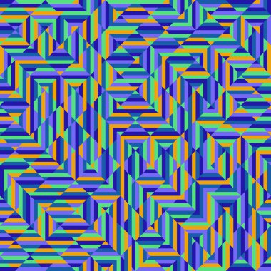 Color Rhombus tile tessellation pattern illustration