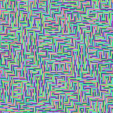 Color Rhombus tile tessellation pattern illustration