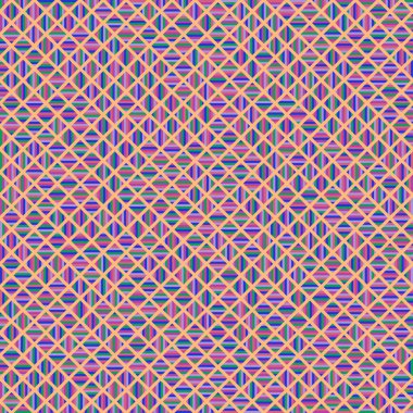 Color Rhombus tile tessellation pattern illustration