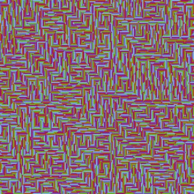 Color Rhombus tile tessellation pattern illustration