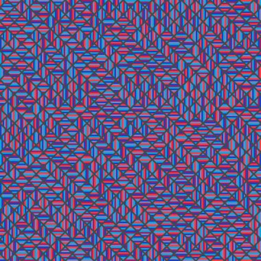 Color Rhombus tile tessellation pattern illustration