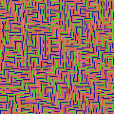 Color Rhombus tile tessellation pattern illustration