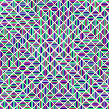 Color Rhombus tile tessellation pattern illustration