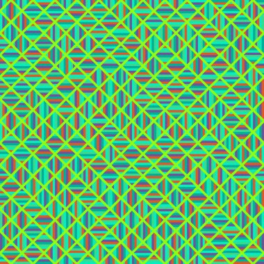 Color Rhombus tile tessellation pattern illustration