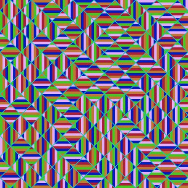 Color Rhombus tile tessellation pattern illustration