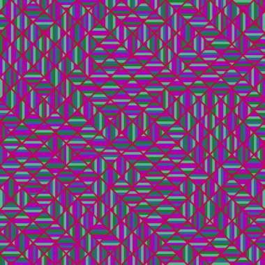 Color Rhombus tile tessellation pattern illustration