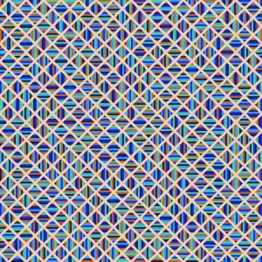 Color Rhombus tile tessellation pattern illustration