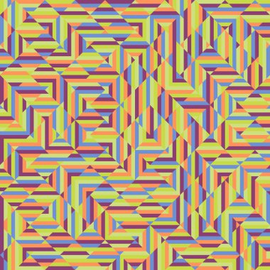 Color Rhombus tile tessellation pattern illustration