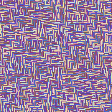 Color Rhombus tile tessellation pattern illustration