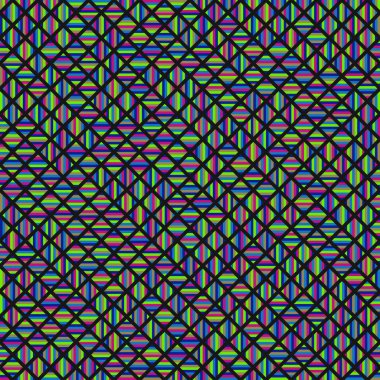 Color Rhombus tile tessellation pattern illustration