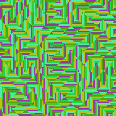 Color Rhombus tile tessellation pattern illustration