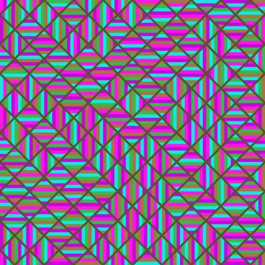 Color Rhombus tile tessellation pattern illustration