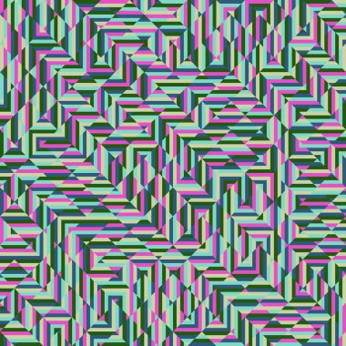 Color Rhombus tile tessellation pattern illustration