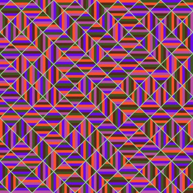 Color Rhombus tile tessellation pattern illustration