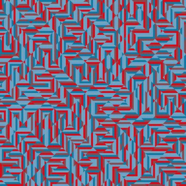 Color Rhombus tile tessellation pattern illustration