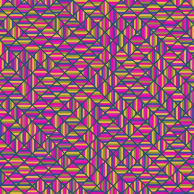 Color Rhombus tile tessellation pattern illustration