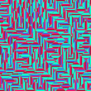 Color Rhombus tile tessellation pattern illustration