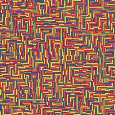 Color Rhombus tile tessellation pattern illustration