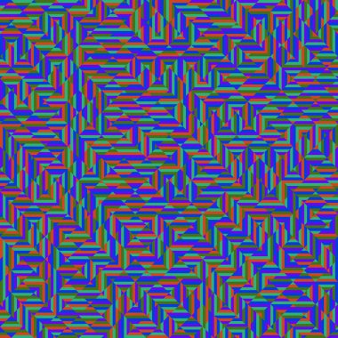 Color Rhombus tile tessellation pattern illustration