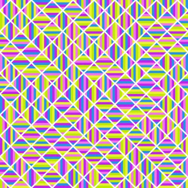 Color Rhombus tile tessellation pattern illustration
