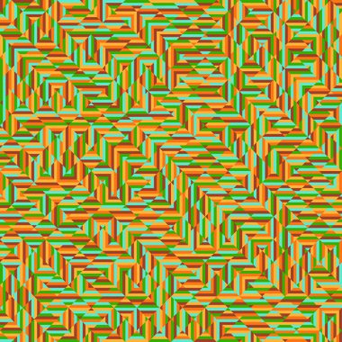 Color Rhombus tile tessellation pattern illustration