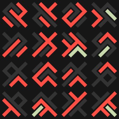 Asemic Glyph writing hieroglyph imitation abstract illustration