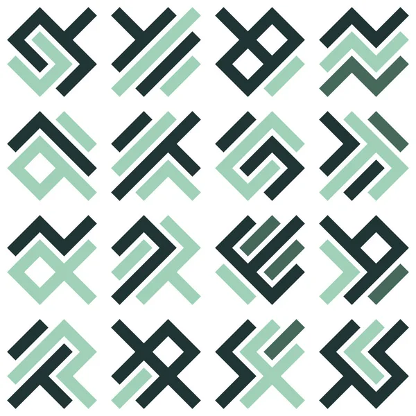 Asemic Glyph Writing Hieroglyph Imitation Abstract Illustration — Image vectorielle