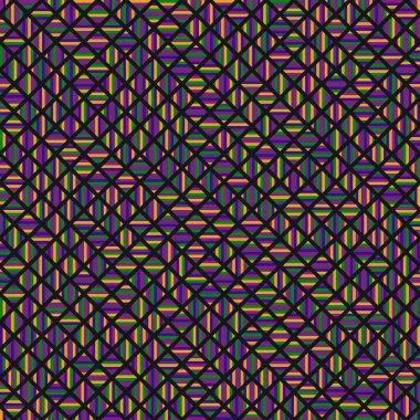 Color Rhombus tile tessellation pattern illustration