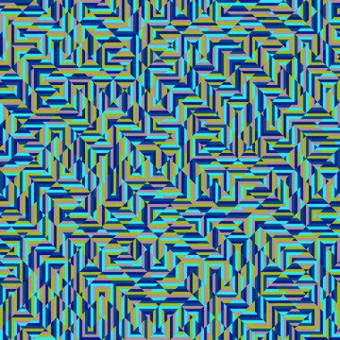 Color Rhombus tile tessellation pattern illustration