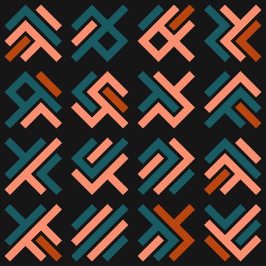 Asemic Glyph writing hieroglyph imitation abstract illustration