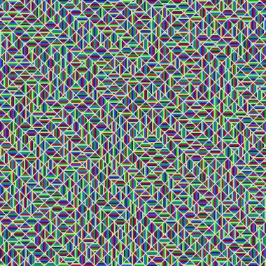 Color Rhombus tile tessellation pattern illustration