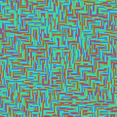 Color Rhombus tile tessellation pattern illustration