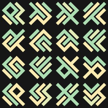 Asemic Glyph writing hieroglyph imitation abstract illustration