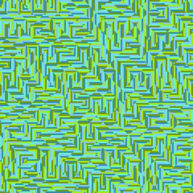 Color Rhombus tile tessellation pattern illustration