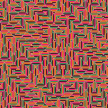 Color Rhombus tile tessellation pattern illustration