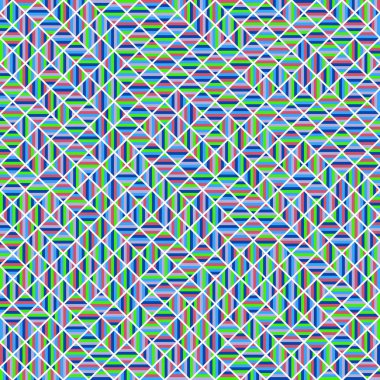 Color Rhombus tile tessellation pattern illustration