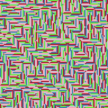 Color Rhombus tile tessellation pattern illustration