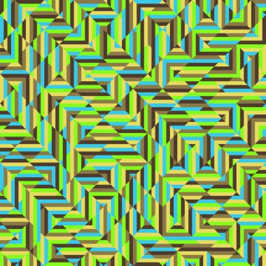 Color Rhombus tile tessellation pattern illustration