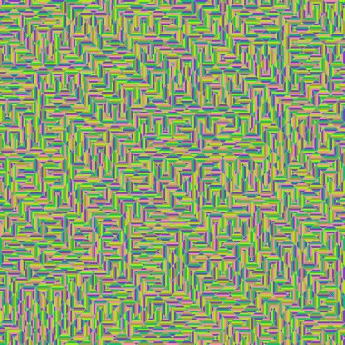 Color Rhombus tile tessellation pattern illustration