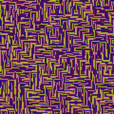 Color Rhombus tile tessellation pattern illustration