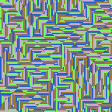 Color Rhombus tile tessellation pattern illustration