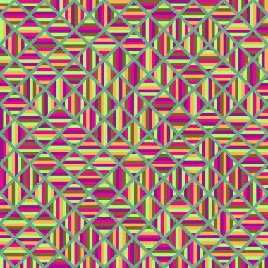 Color Rhombus tile tessellation pattern illustration