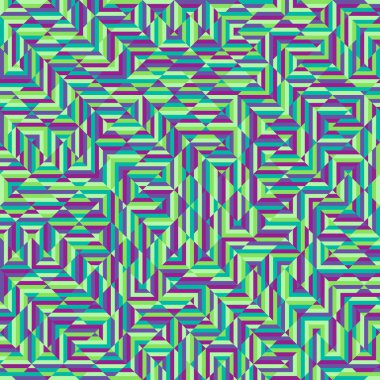 Color Rhombus tile tessellation pattern illustration