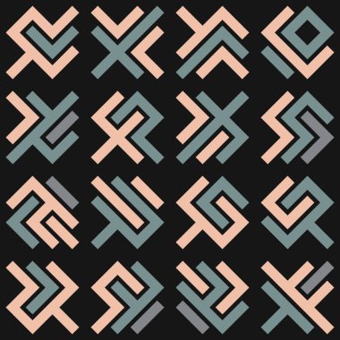 Asemic Glyph writing hieroglyph imitation abstract illustration