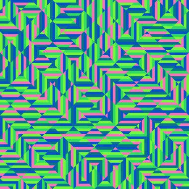 Color Rhombus tile tessellation pattern illustration