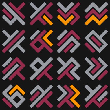 Asemic Glyph writing hieroglyph imitation abstract illustration