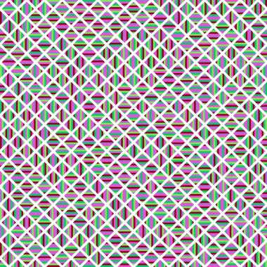 Color Rhombus tile tessellation pattern illustration